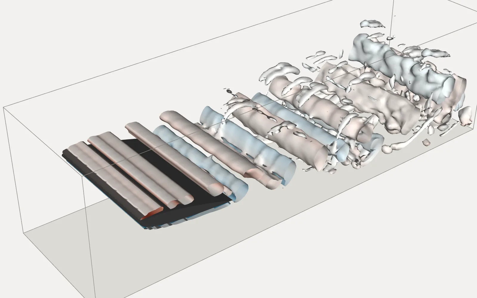 Airfoil in a channel, 3D
