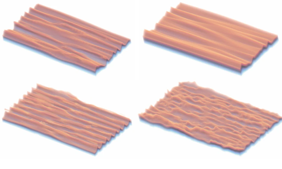 Near-wall streamwise velocity for different SGS models